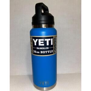 YETI Rambler 36 Oz Big Wave Blue LTD. Edition Bottle w /Chug Cap